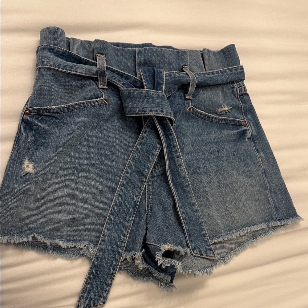 Alice + Olivia “You Look Good” Denim Shorts